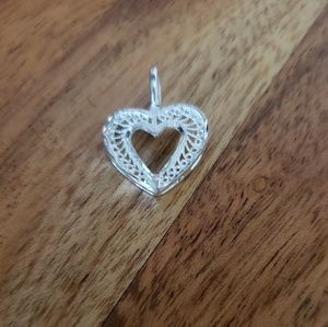 925 sterling silver heart pendant